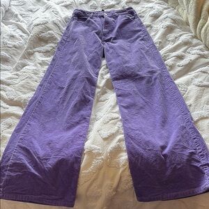 H&M Purple Flare & Wide Leg Jeans